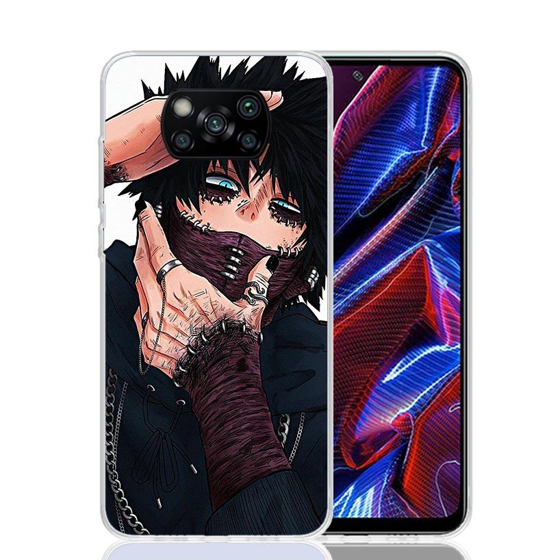 Dabi MHA My Hero A-Academy Phone Case For Xiaomi Poco X7 X6 X5 Pro F7 Ultra Redmi 15C 15 13 13C 12 12C 10 10A 10C 9 9A 9C 9T Cov