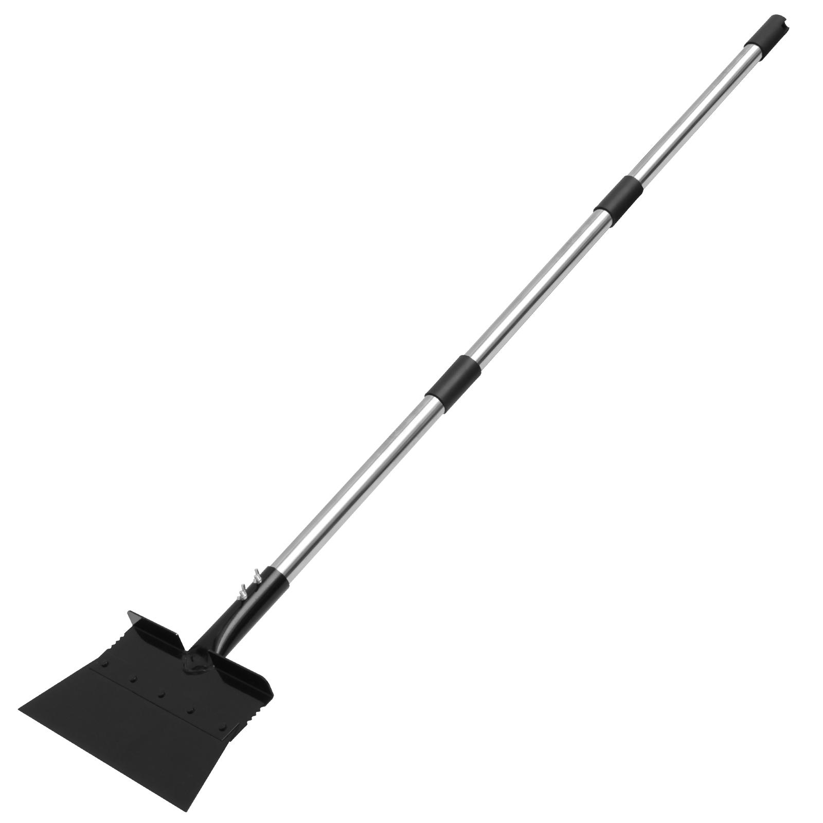 

Садовая лопата для уборки 47 дюймов с регулируемой ручкой из нержавеющей стали, скребок для удаления сорняков, инструмент для посадки и прополки двора и фермы