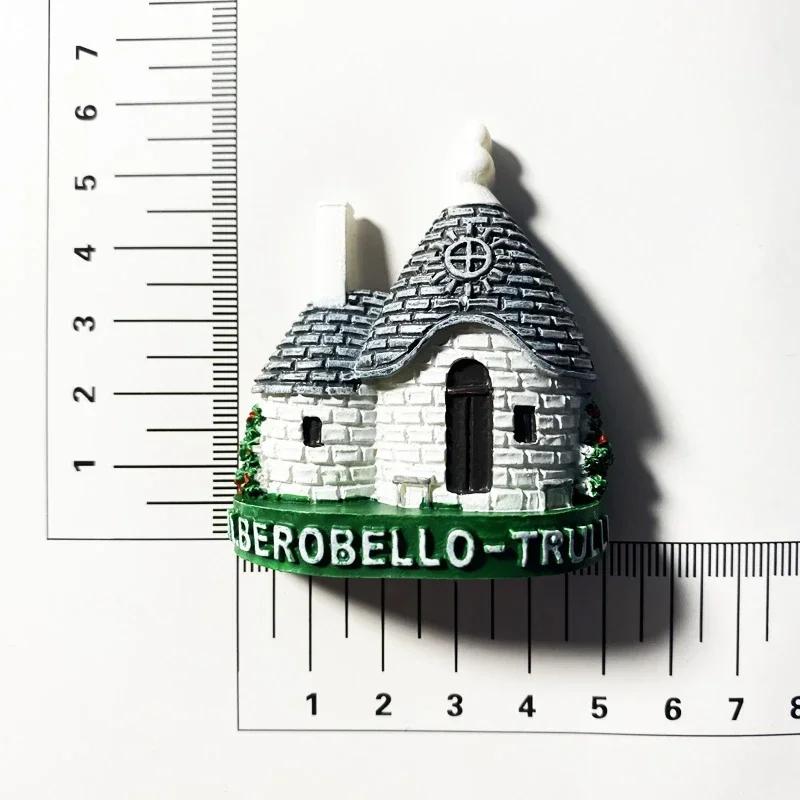 Italy Venice Fridge Magnets Italian Taormina Roma Firenze Alberobello trulli Lion Tourism Refrigerator Magnetic Stickers Decor