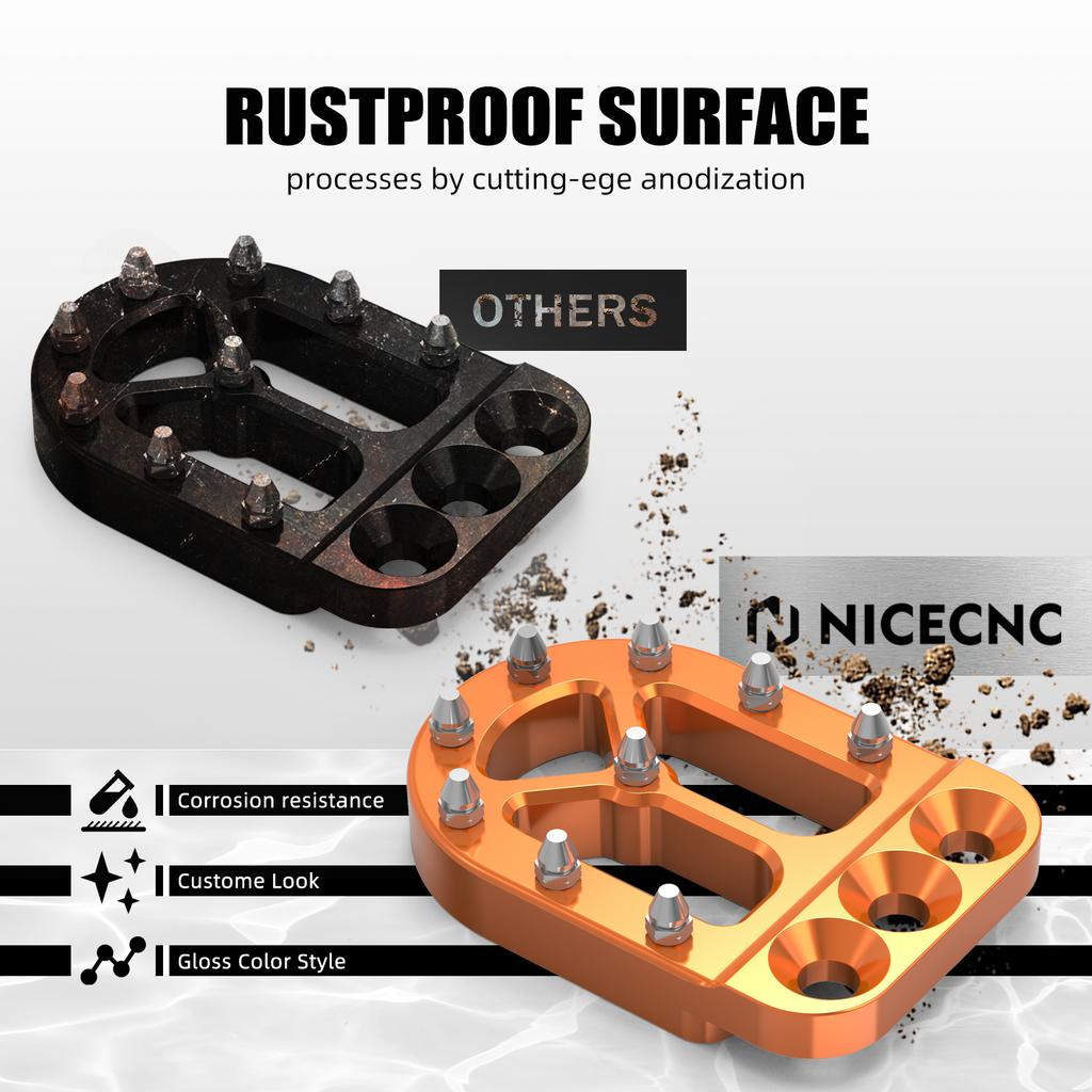 For KTM 790 Adventure 890 Adventure /R/S 2018-2025 2024 Brake Pedal Lever Extension Pad For Husqvarna Norden 901 2022-2024 2025