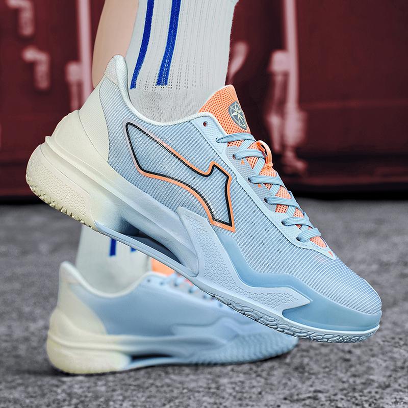 Youth student basketball shoes Sonic 11 actual combat basketball shoes men's and women's low top sports shoes with sound