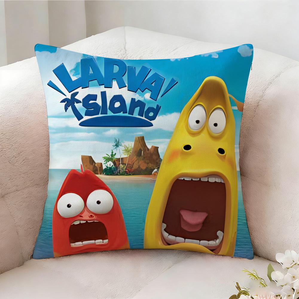 L-Larvas Animation Film Pillow Case Pillowcase, Double-Sided Printed, Sofa Cushion, Bedroom Headboard Pillow