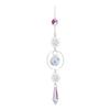 Faux Crystal Suncatcher, Colorful Prisms Window Hanging Sun Catcher, Moon Sun Rainbow Maker Chain Pendant for Garden Home Decor