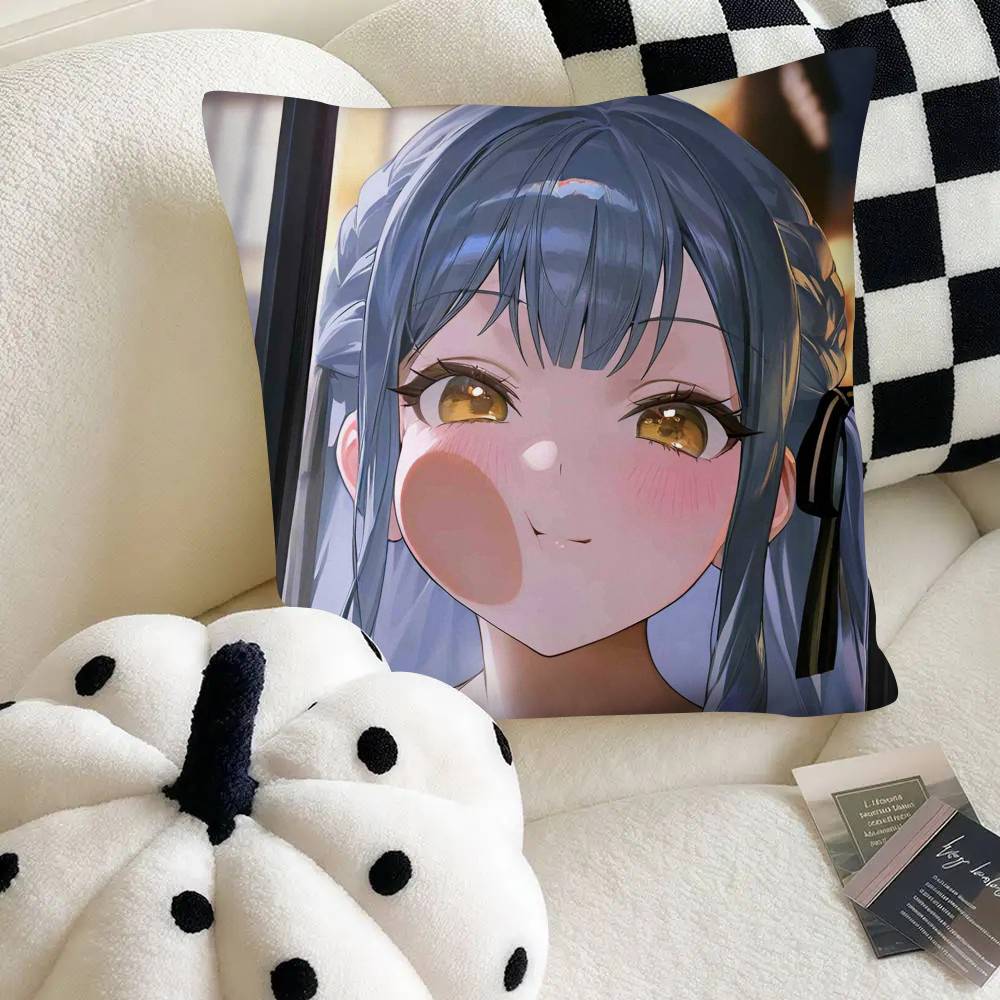 Togawa Sakiko Ave Mujica Band BanG Dream Pillow Case Square Pillow Bedroom Sofa Leisure Comfort Cushion Car Home Decoration