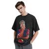 Lamine Yamal No19 Washed Distressed Football Graphic T Shirt Hip Hop Oversized Unisex Short Sleeve Summer Streetwear Fan Tee
