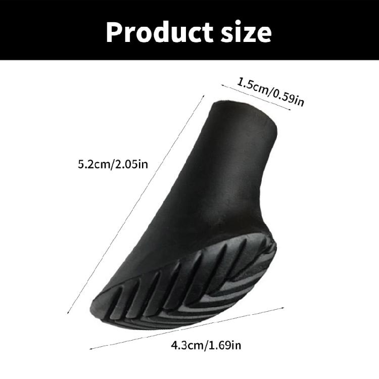 Nakładki na kije spacerowe Bufor do kijków trekkingowych Ochraniacz końcówki laski Końcówka kijków turystycznych Antypoślizgowa osłona stopy Akcesoria turystyczne