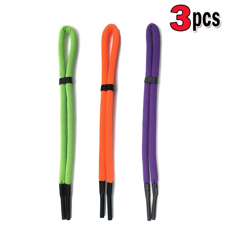 3Pcs Floating Foam Chain Eyeglasses Straps Sunglasses Chain Sports Anti-Slip String Glasses Ropes Cord Holder for Swimming
