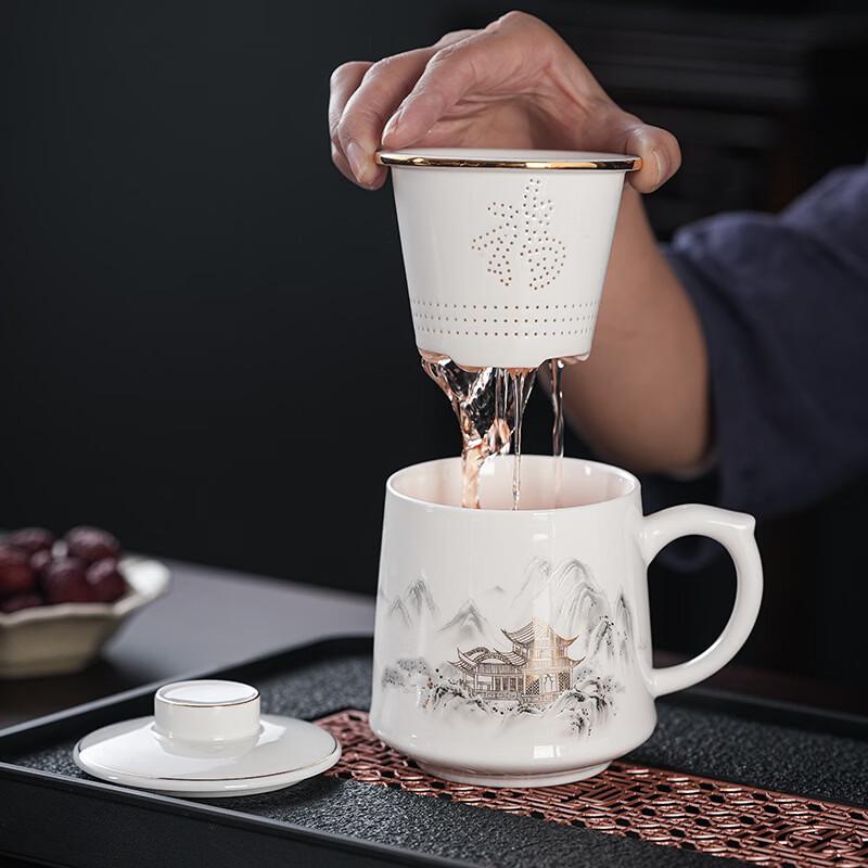 OLOEY National Style Emperor Ceramic Teacup Set