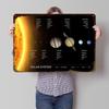 Solar System Metal Poster Customized Wall Art Retro Vintage Tinplate Signs for Home Decorations Living Room Decoration Gaming
