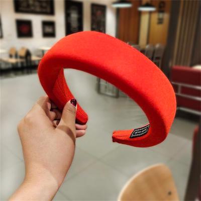 Moda Gąbka Velvet Hairband Kobiety Hair Head Hoop Słodkie Dziewczyny Włosy Opaska