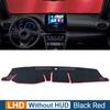 For Toyota YARiS Cross XP210 2020 2024 2024 2024 2024 Car Dashboard Cover Avoid Light Pad Sun Shade Anti-UV Carpets Non-Slip Mat