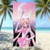 Sailor Moon Microfiber Beach Towel Quick-Drying Absorbent Cartoon Printed Swimming Bath Towel Seaside Portable