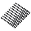 Drill Bits Professional Tool Triangular Accessoties Black Drilling Glass Hex Remember 10pcs Mirrors Ceramic Tiles