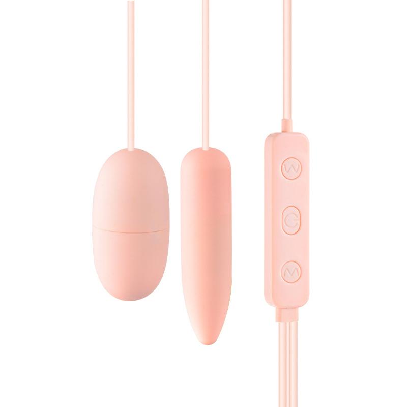 Vibrators USB Double Vibrating Egg Clitoris Stimulator Vagina Massage Vibrator Bullet Female Masturbators Sex Toys For Woman 18