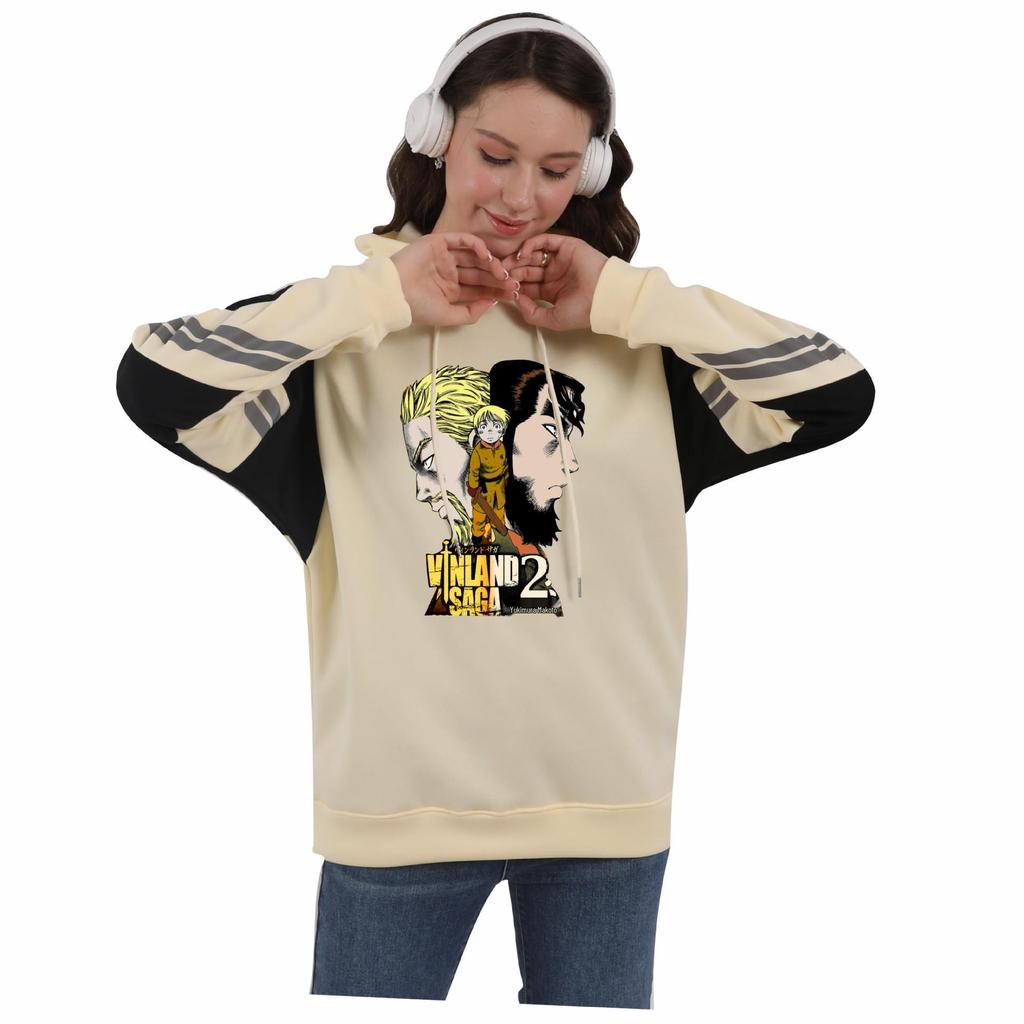 VINLAND SAGA Ice Sea War Hoodie: Unisex Autumn/Winter Color Block Fleece