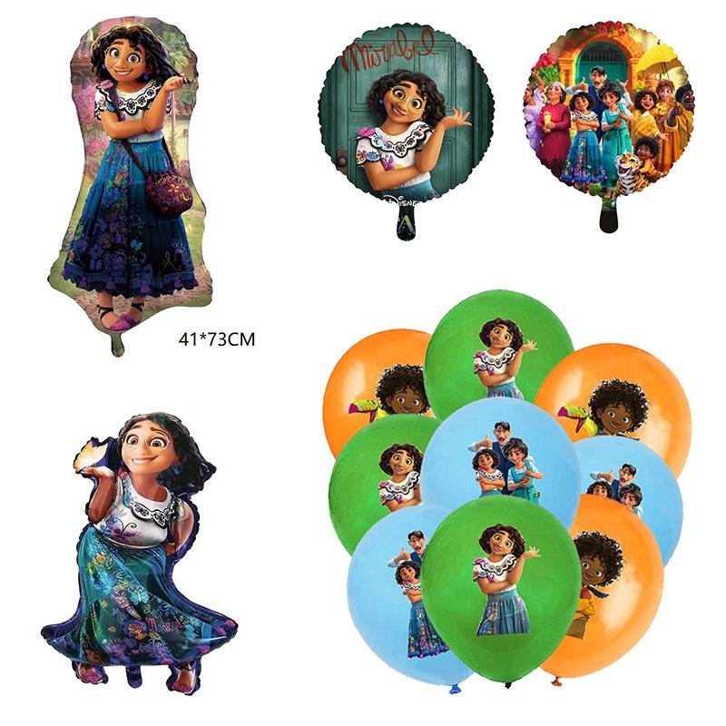 Encanto Mirabel Kids Birthday Party Supplies Balloons Set Vibrant And Colorful Decorations For Your Child's Special Day!