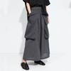 Cotton plus size summer vintage stripe High Waist wide leg Pants Women Loose Casual Trousers