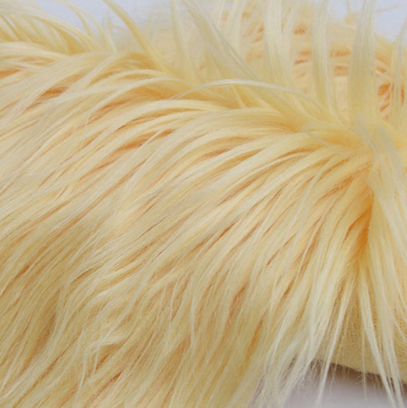 50/100cm Colorful Faux Fur Fabric Imitation Plush Cloth for Patchwork Sewing Material DIY Doll Beard Hair Chair Decorative Cover