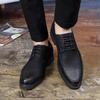 Loafers Pointed Toe Thick Sole Soft Platform Male Casual Shoe Office Moccasin Men's Leather Shoes In Promotion Shipping Free New