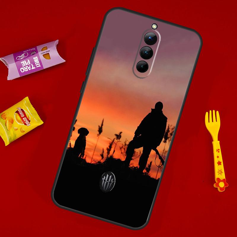 Hunter Man Fishing Dog Phone Case For ZTE Nubia Red Magic 11 Pro Plus 10 10S 9 9S 8 8S 6S 7S 6 7 Pro 10 Air Cover