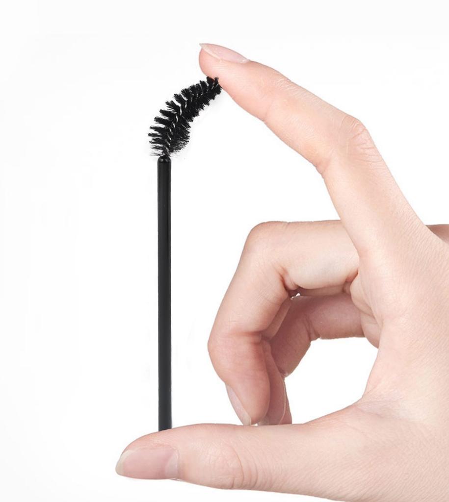 50 Pcs Disposable Nylon Mascara Wand Applicator Eyelash Brushes For Grafting Lashes Extension Women Makeup Brush Tools