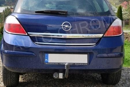 OPEL ASTRA H MK V HB CHROME STRIP Chromed TAILGATE