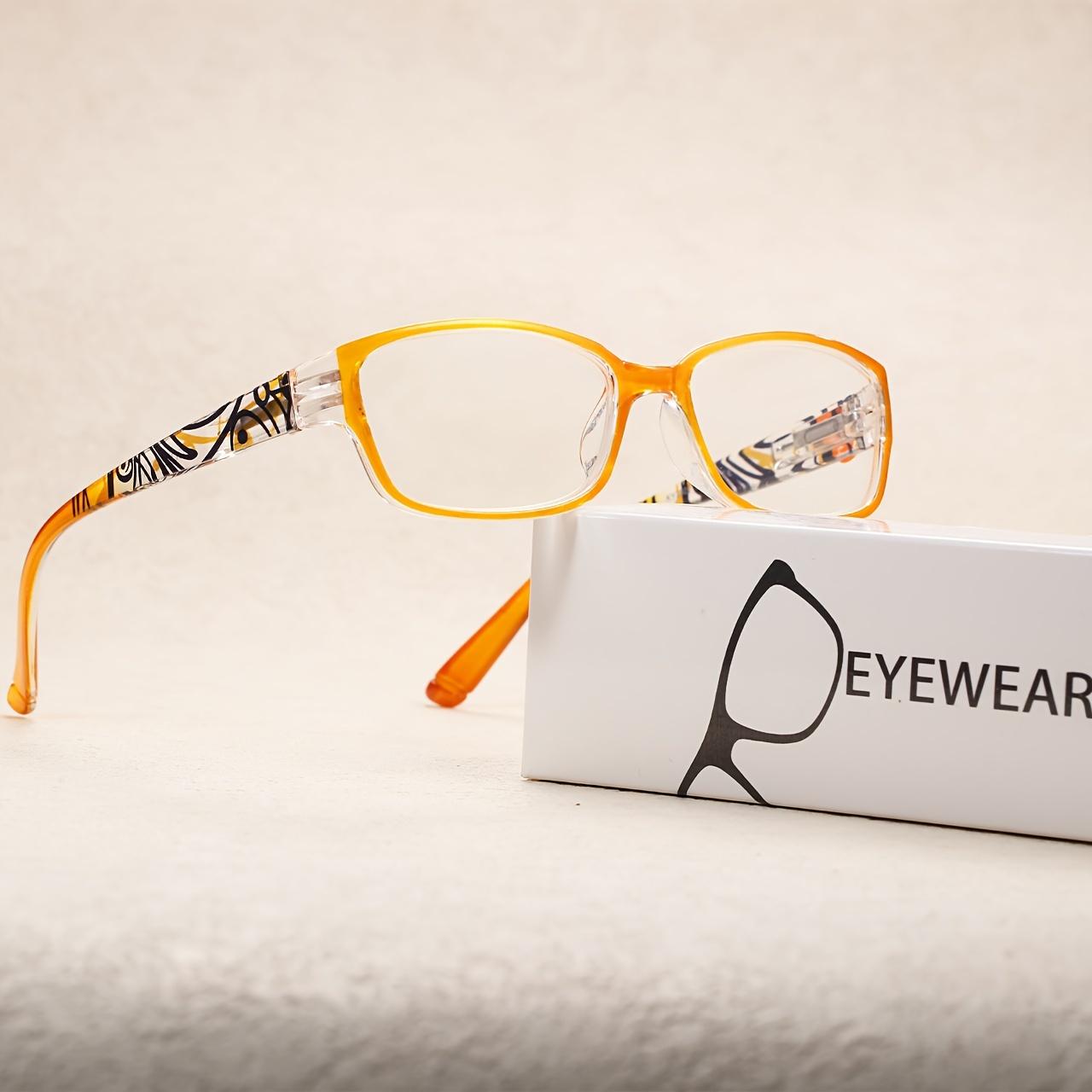 

Квадратные очки для чтения HD для женщин - Сверхлегкие, пружинные петли, идеально подходят для среднего и пожилого возраста, стандартное межзрачковое расстояние 1.0x