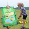3In1 Outdoor Games for Children Kids Golf Set Toy Sports Golf Putting Practice Mat Bean Toss Bag Leisure Time Corn Hole Set