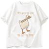 These Fun and Trendy Goose Tshirts Are Perfect for Summer If You Dare Mess with A Loudspeaker Youre in For A Beating Women