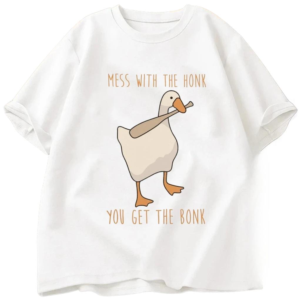 These Fun and Trendy Goose Tshirts Are Perfect for Summer If You Dare Mess with A Loudspeaker Youre in For A Beating Women
