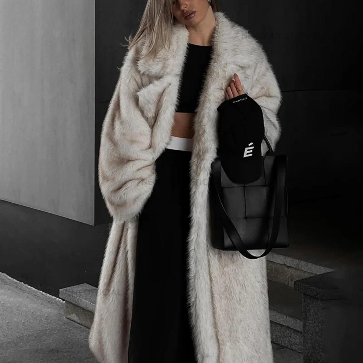 VAYLA Vintage Luksusa Garš Mākslīgās Lapsas
