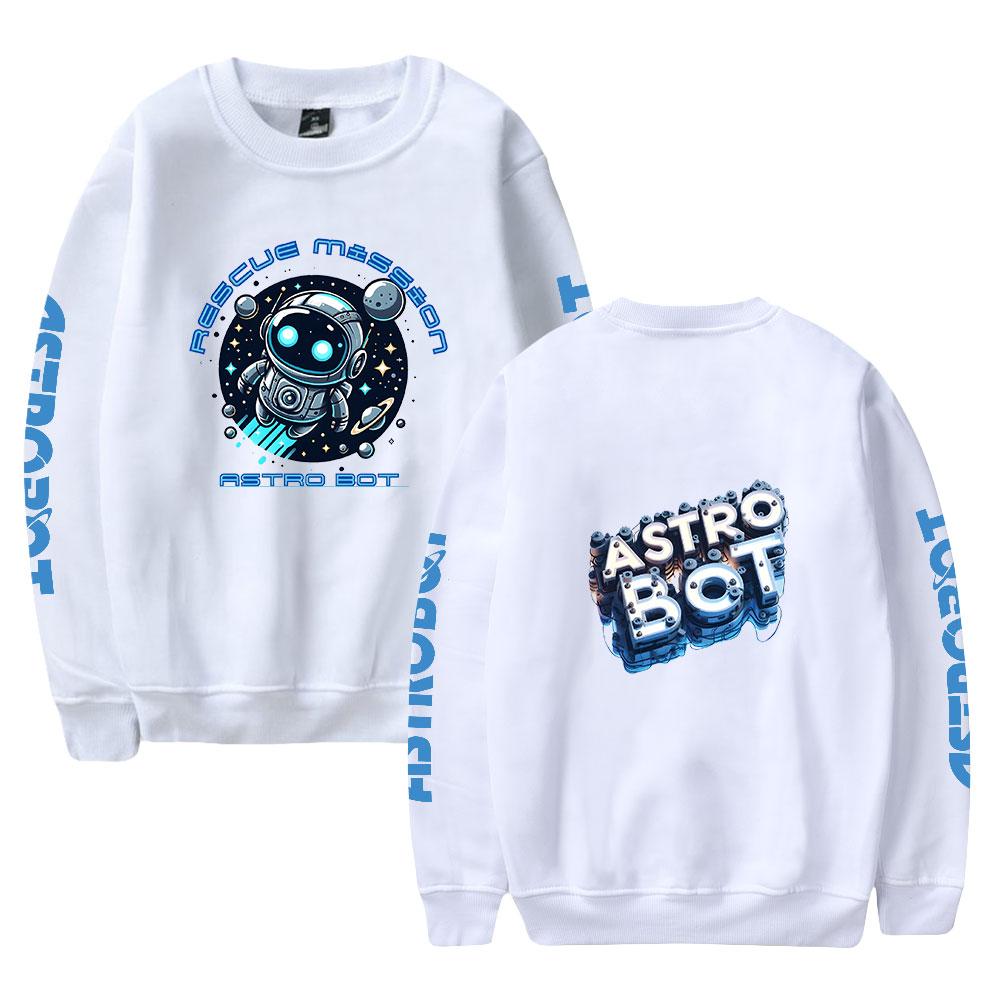 Astro Bot Hoodie Women Men O-neck Long Sleeve Crewneck Sweatshirt Casual Tracksuit Funny Clothes