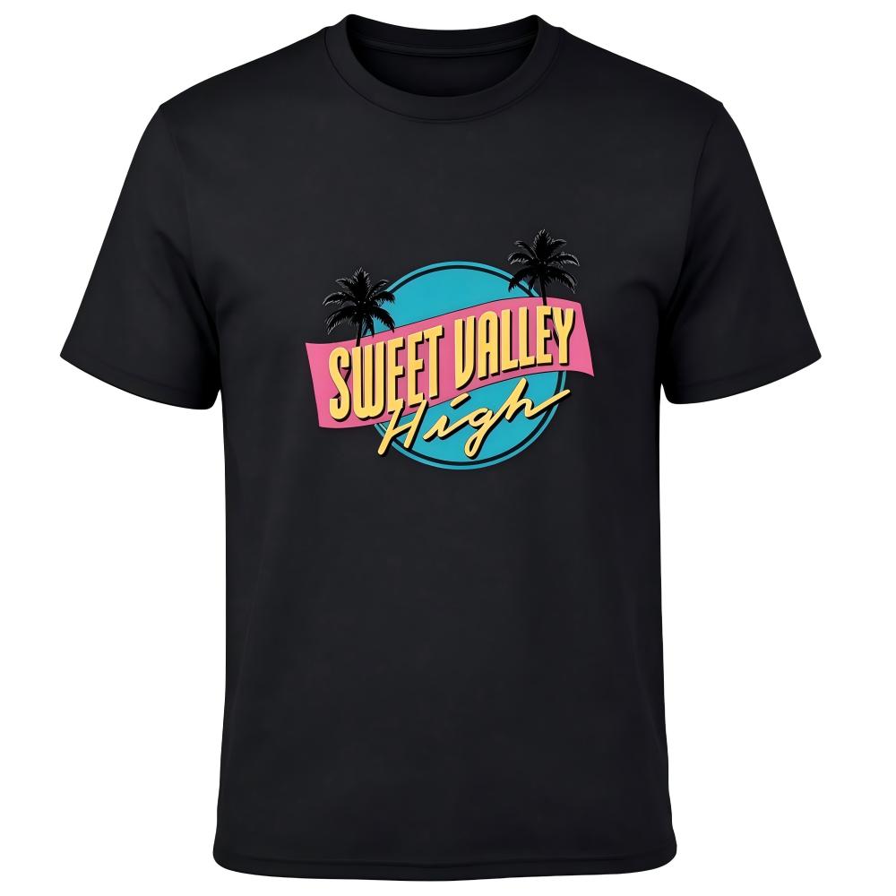 Sweet Valley High Retro Palm Tree Graphic man's T-Shirt