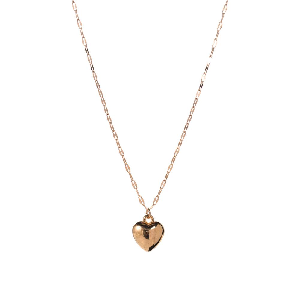 Gold Heart Pendant Necklaces for Women  New Trendy Clavicle Chain Necklace Jewelry Gift