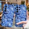 Phone Case: 2D Flat, Suitable for Samsung Galaxy A34 A35 M05 M06 S20 S22 S21 FE Plus 5G Protective Case, Blue Heart, Perfect Christmas and Halloween H