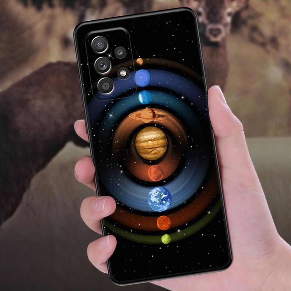 Universe Starry Phone Cover Galaxy A53 5G Case For Samsung A54 A55 A52S A51 A71 A73 A72 A35 A32 A33 Cases Sky Space Planet Stars