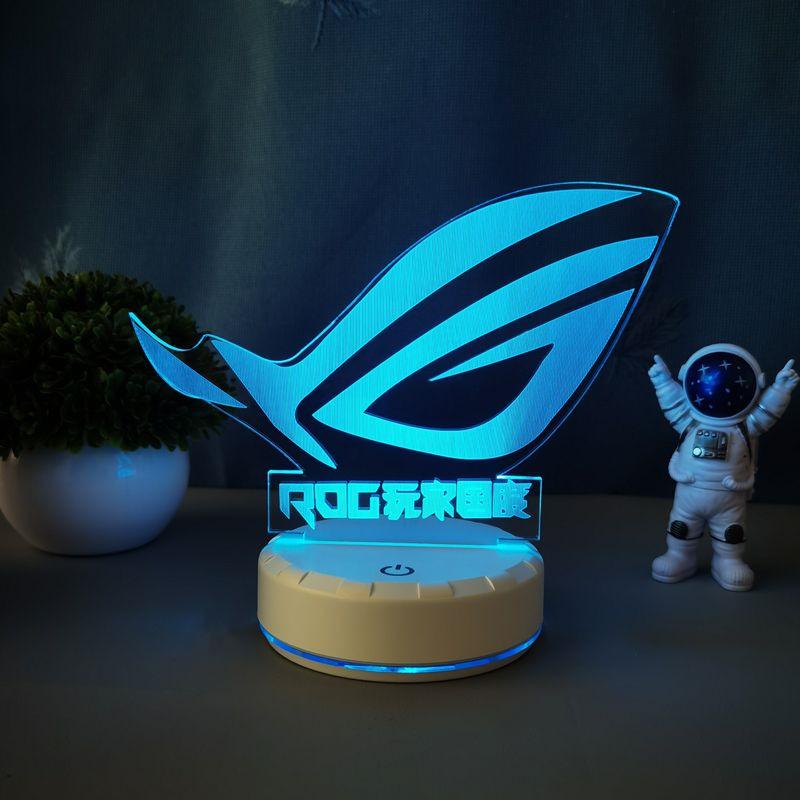 3D Visuelles Spielornament Licht E-Sport Atmosphäre Licht 3D Nachtlicht Gamepad Dekorative Leuchte