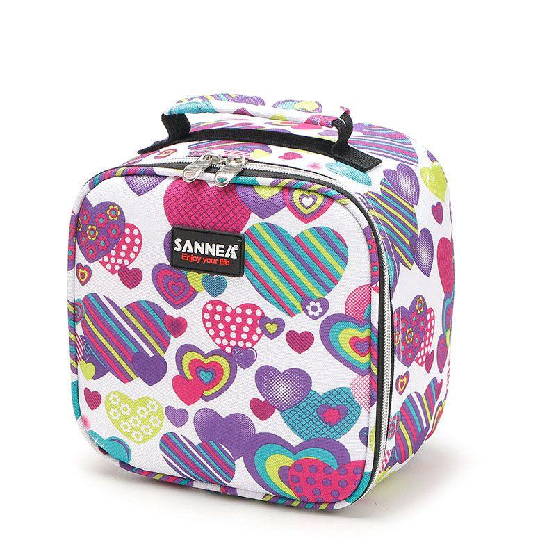 Timeless Design Insulated Lunch Box Tote Bag Ideal For Kids Travel And Picnics