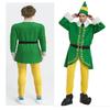 Adult Christmas Tree Green Elf Costume Christmas Couple Party Stage Costume
