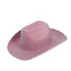 Silberfarbener Glitzer Cowboyhut Western cowboy Männer und Frauen Retro Party Bühnenparty Cowboyhut Outdoor Ritterhut Großhandel