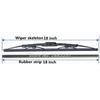 1Pcs Wiper Refill Rubber Strip For Nissan Tiida Teana Juke Note X-Trail T32 TEANA Altima Windshield Wipers