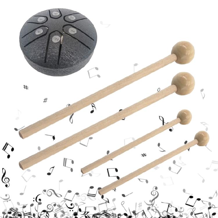 2pcs Lightweight Drum Mallet Stick Ethereal Drumsticks Small Musical Drumstick
