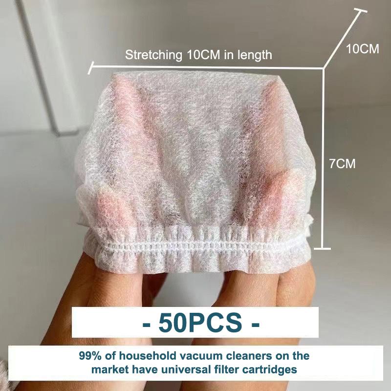 50/100PCS Disposable Elastic Seal Vacuum Filters Non-Woven Dust Bags for Small Handheld Vacuum Cleaner Accessories