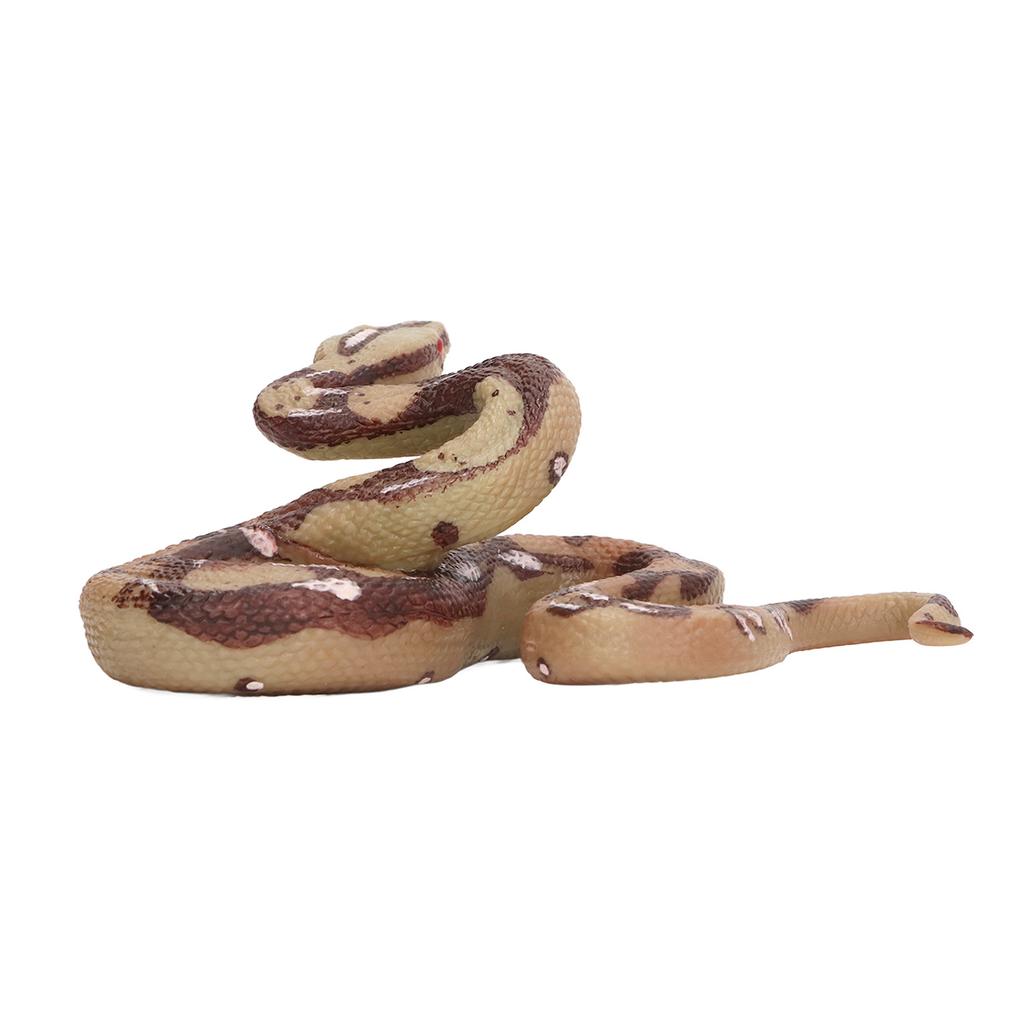 Scare Toy Snake Soft Realistic Scary Fake Snake Portable Simulation Gardening Prop Toy for Pranks