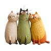 Figurine de Chat Fantaisiste Faite à la Main Mignonne Petite Sculpture de Chat en Résine pour Bureau Étagère Table de Chevet Décoration de Maison Cadeaux pour Amoureux des Chats