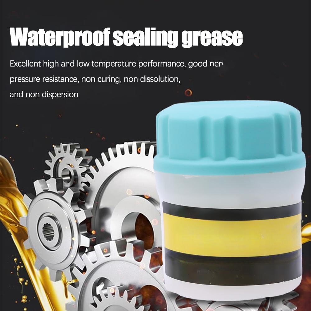 1Pc Synthetic Grease Lubricating Oil Car Sunroof Keypad Satellite Shaft Rail Gear Bearing Mechanical O-ring Silicone Oil with Brush
