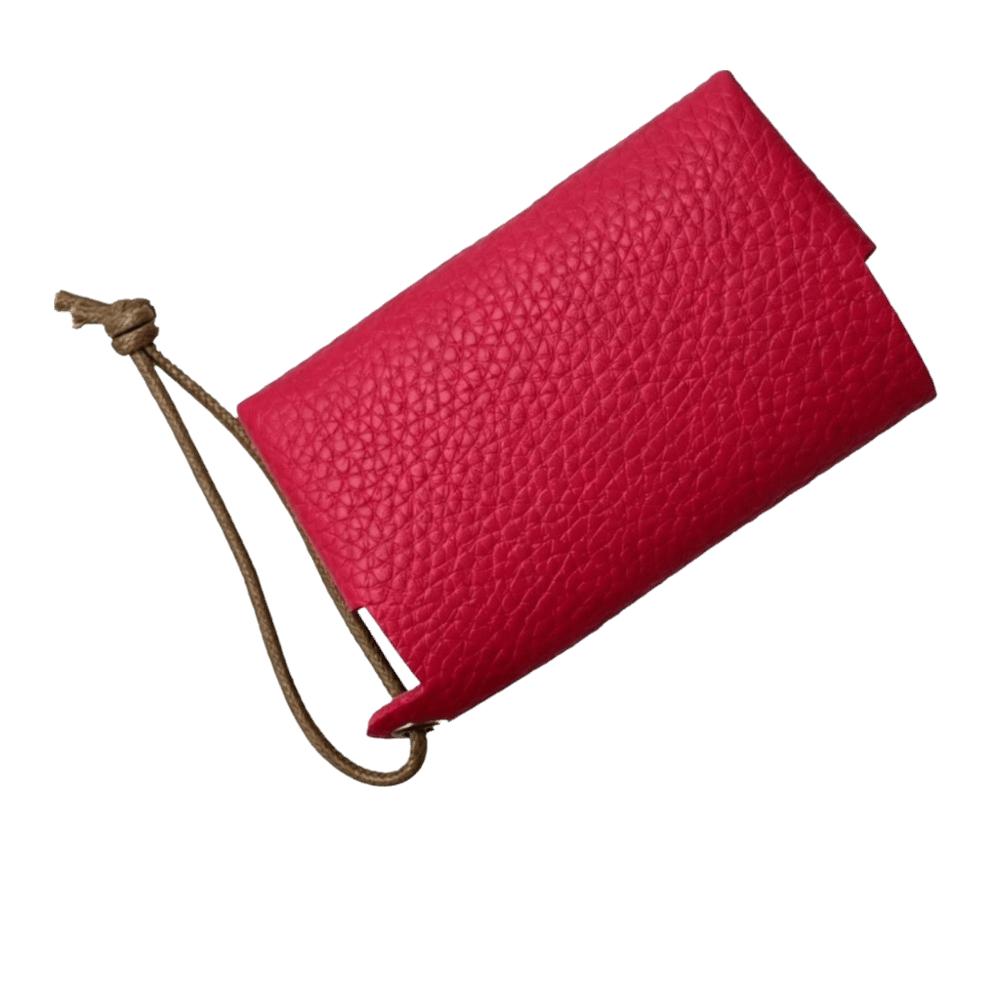 

Faux Leather Tissue Holder Soft Material Paper Storage Bag Mini Travel Pouch Outdoor рожевий червоний колір