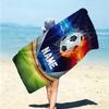 Personalized Monster Truck Adventure Beach Towel Microfiber Beach Towel Thin Absorbent for Beach Swimming Yoga Bath Sports. 091083