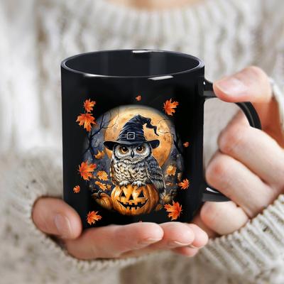 Nový, halloweenský keramický hrnek na kávu, hrnek na vodu jako dárek pro muže, dárek hrnek na vodu.