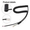 For Replacement Microphone Cable for Yaesu FT7800 8800 8900 and 1807 Radios with Adjustable Length Up To 150cm